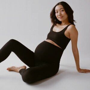 Storq Black Maternity Leggings